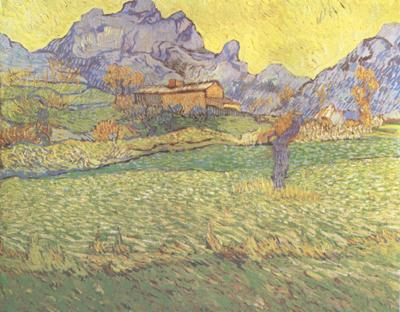 Vincent Van Gogh A Meadow in the Mounatains:Le Mas de Saint-Paul (nn04)